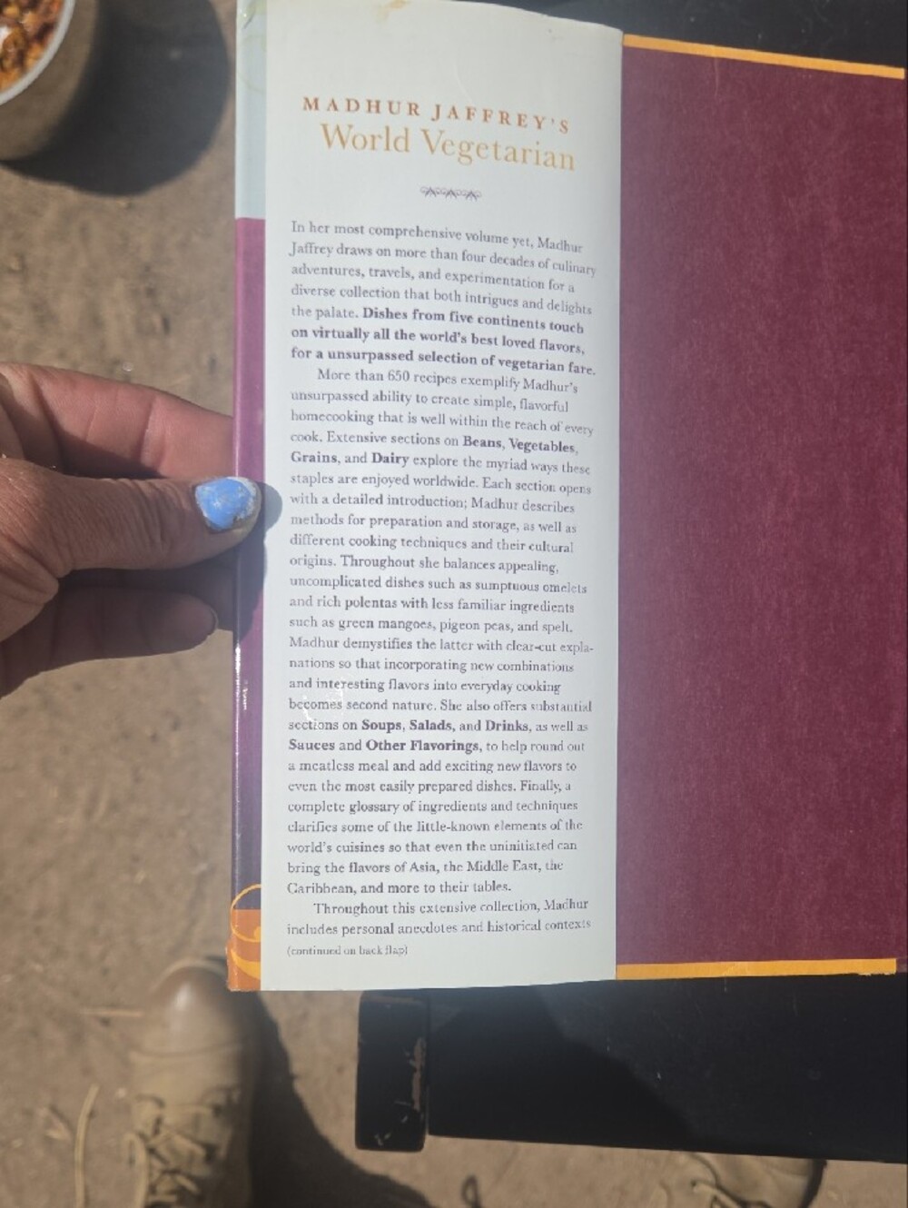 "Madhur Jaffey's, World Vegetarian "- A Hardcopy Recipe Book - Picture 5 of 10